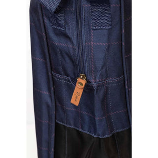 Rydale Wellington Boot Bags Navy Tweed