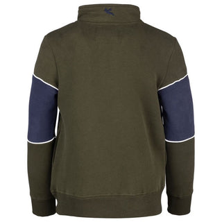 Rydale Byland Boys Quarter Zip Sweatshirt Tractor Olive