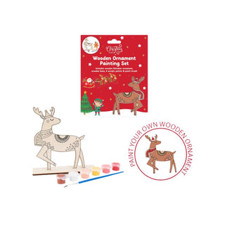 Wooden Ornament Painting Set - Reindeer