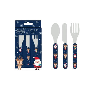 Santa & Friends Kids Cuttlery Set