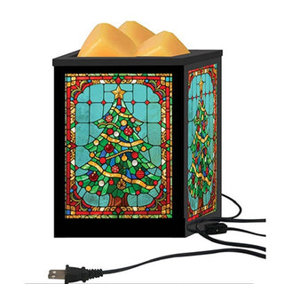 Stained Glass Aroma Lamp Xmas Tree