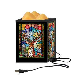 Stained Glass Aroma Lamp Reindeer