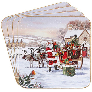 Macneil Santa Coasters Set of 4