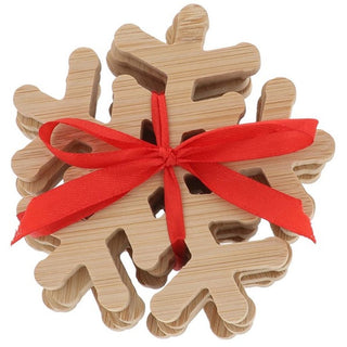 Xmas Cheer Snowflake Set of 4 Coasters