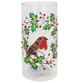 Xmas Crackle Robin LED Tube