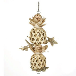 Naturals Double Pineapple Bird Toy