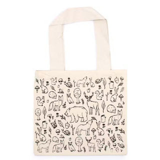 Big Cotton Shopping Bag Forest Life