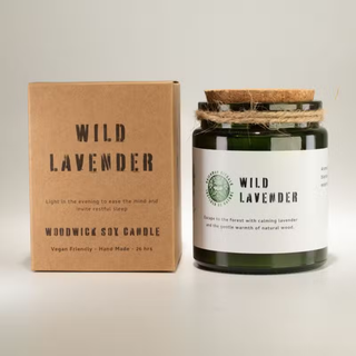 Woodwick Soy Candle Wild Lavender