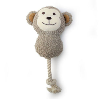 Tiny Tails Latte Ropey Monkey Milo Puppy Toy