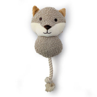 Tiny Tails Latte Ropey Fox Frankie Puppy Toy