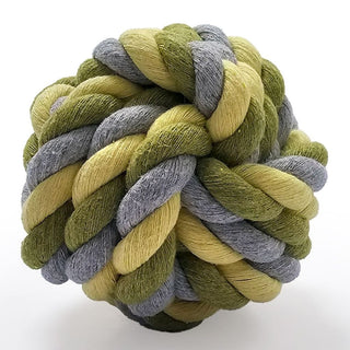 Tiny Tails Multi Rope Fetch Ball Puppy Toy