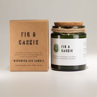 Woodwick Soy Candle Crushed Fig & Casis