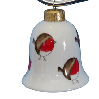 Fat Robin Bone China Bell