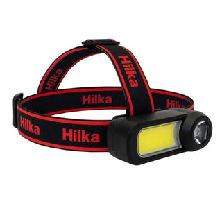 Hilka 3W 200 Lumens Rechargeable XPE + COB Head Light