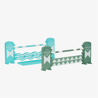 LeMieux Toy Pony Jump Set Azure/Sage/White