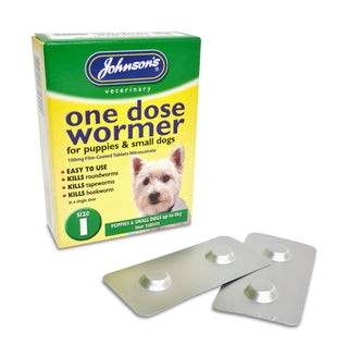 Johnsons One Dose Easy Wormer Size 1
