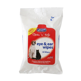 Johnsons Clean 'n' Safe Eye And Ear Wipes