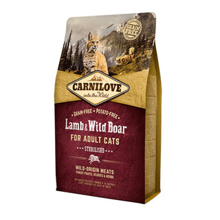 Carnilove Dry Cat Food Lamb & Wild Boar