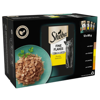 Sheba Fine Flakes Poultry in Jelly