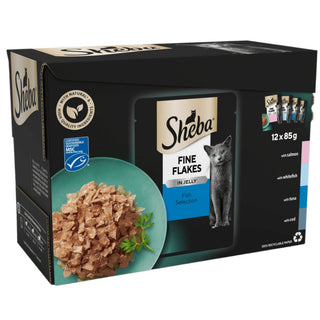 Sheba Fine Flakes Fish in Jelly