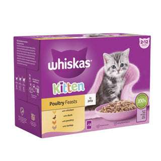 Whiskas Kitten Poultry Feasts In Jelly Pouches