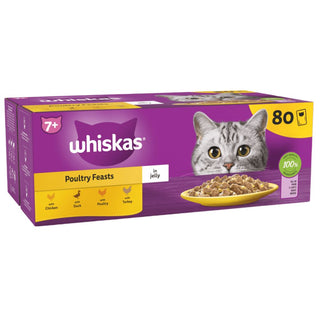 Whiskas 7+ Poultry Feast Pouches in Jelly