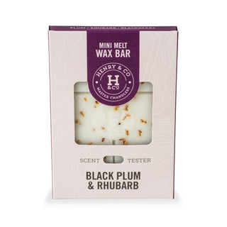 Henry & Co Mini Wax Melt Bar Black Plum & Rhubarb