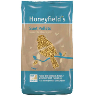 Honeyfields Suet Pellet With Mealworm & Insect