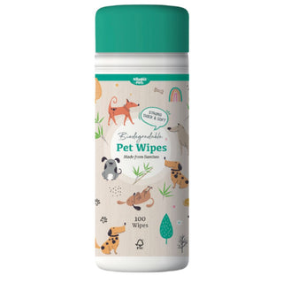 Plastic Free Pet Wipes - Apple Blossom Canister