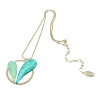 Turquoise Duo Heart Necklace