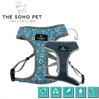 Daisy/Polka Dot  Reversible Harness