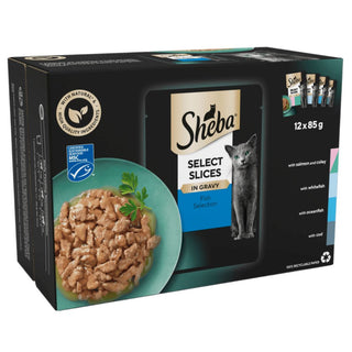 Sheba Select Slices fish in Gravy Pouch