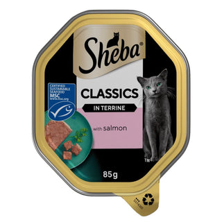 Sheba Cat Tray Classic Terrine With Salmon