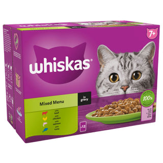 Whiskas 7+ Senior Pouches Mixed Menu In Gravy