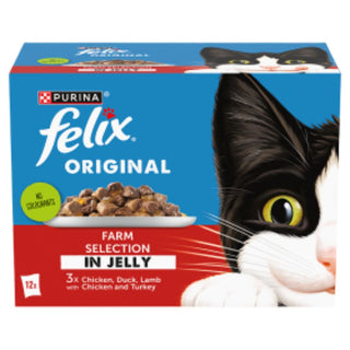 Felix Original Farm Selection in Jelly Wet Cat Food