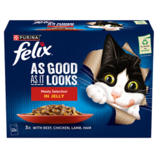 Felix As Good As it Looks Meaty Selection in Jelly Wet Cat Food