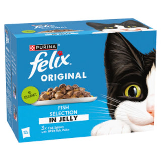 Felix Original Fish Selection in Jelly Wet Cat Food