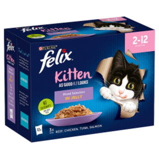 FELIX As Good As it Looks Kitten Mixed in Jelly Wet Cat Food