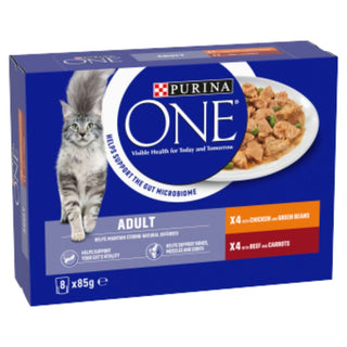 Purina One Cat Mini Fillets Gravy Chicken & Beef