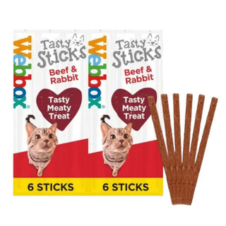 Webbox Cat Sticks Beef & Rabbit