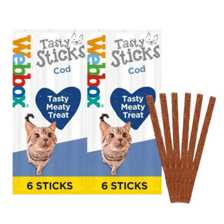 Webbox Cat Sticks Cod