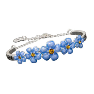 Equilibrium Silver Plated Forget Me Not