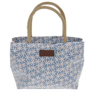 Daisies Wipeable Bag Pale Blue