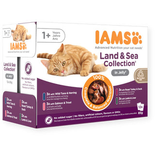 Iams Adult Cat Land & Sea Collection Jelly