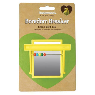 Rosewood Boredom Breaker Perch Mirror With Beads