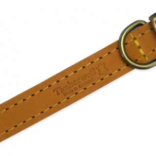 Ancol Timberwolf Leather Collar
