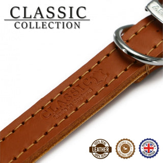 Ancol Leather Stud Collar