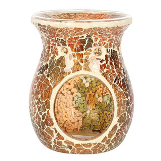 Brown Crackle Oil Burner