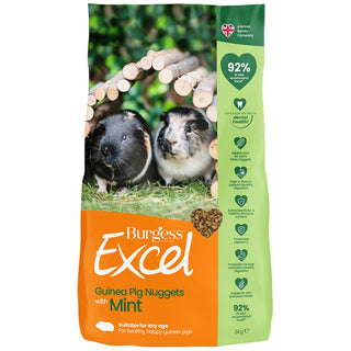 Burgess Excel Adult Guinea Pig Nuggets With Mint