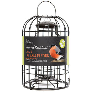 Tom Chambers Squirrel Proof Cage Fat Ball Feeder
